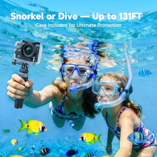 EK7000 4K30FPS 20MP WiFi Action Camera with EIS Ultra HD 131FT — photo 3