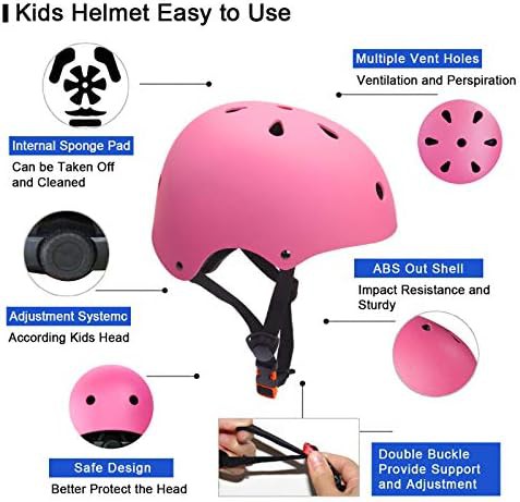 Pink Multi Sport Toddler Skateboard Helmet — photo 3