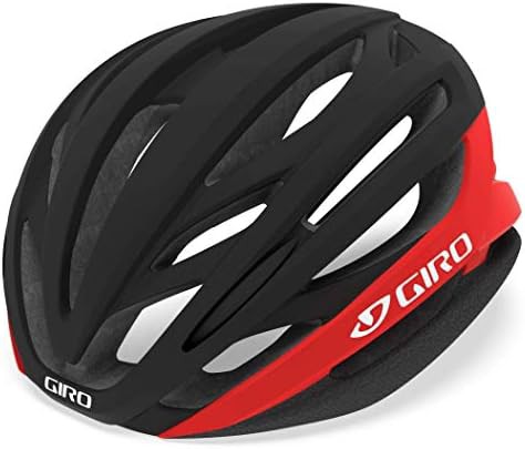 Matte black and bright red medium Syntax helmet