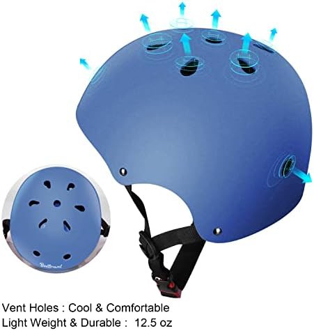Blue Multi-Sport Toddler Helmet for Ages 3-8 — photo 4