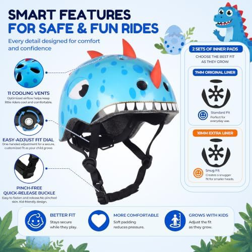 Small lightweight toddler bike helmet — photo 4