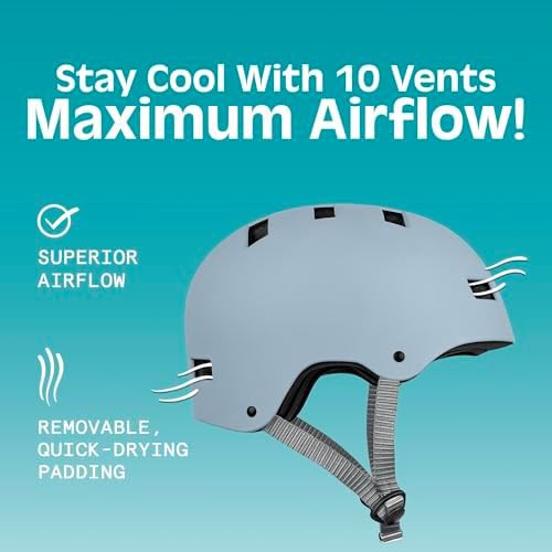 Matte Crystal Blue Dakota Large Helmet — photo 4