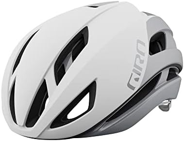 Matte white and silver Eclipse spherical helmet