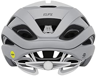 Matte white and silver Eclipse spherical helmet — photo 4