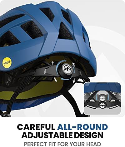 Ocean blue MIPS adult recreational helmet — photo 5