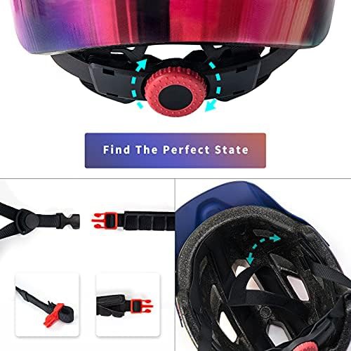 Kids mountain bike helmet with visor — photo 5