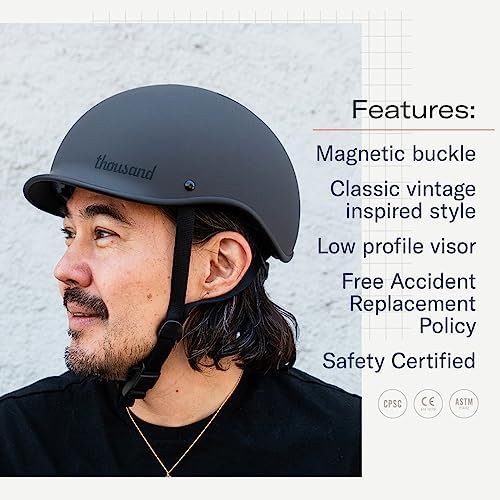 Stealth Black Retro Commuter Helmet Large — photo 4
