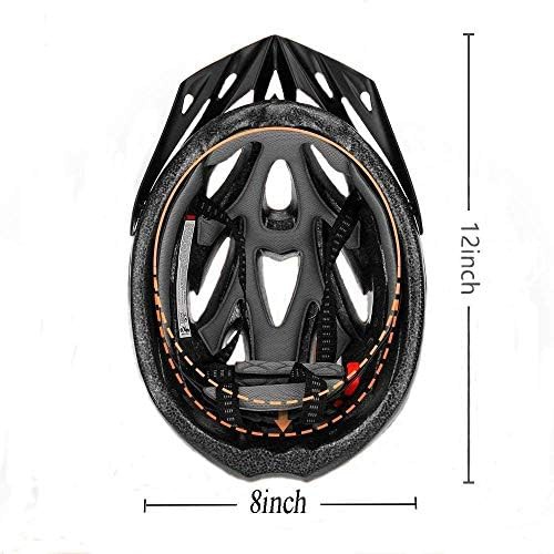 Adjustable airflow cycling helmet with visor — photo 3