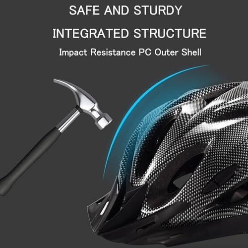 Adjustable airflow cycling helmet with visor — photo 4