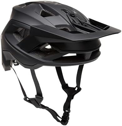 Speedframe mountain bike helmet in solid black