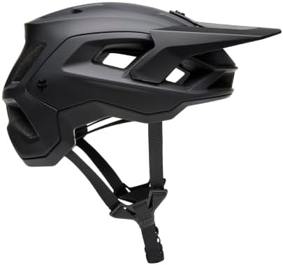 Speedframe mountain bike helmet in solid black — photo 3
