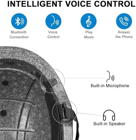 Smart Bluetooth Commuter Helmet with Rear LED Lights — photo 4