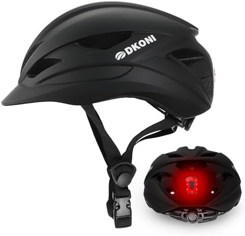 Urban scooter helmet with detachable rear taillight