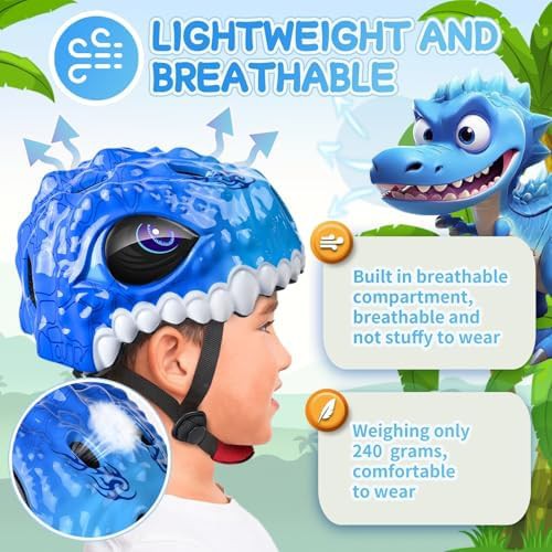 Toddler 3D adjustable lightweight cycling helmet — photo 3