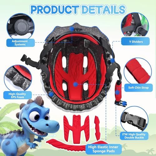 Toddler 3D adjustable lightweight cycling helmet — photo 5