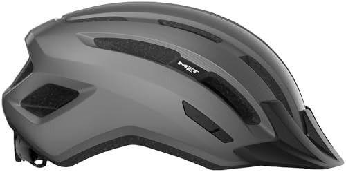 Gray glossy MIPS touring helmet — photo 3