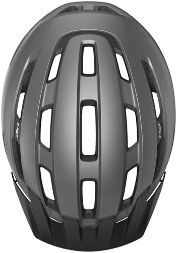 Gray glossy MIPS touring helmet — photo 4
