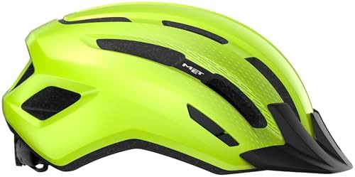 Fluo yellow glossy MIPS touring helmet — photo 3