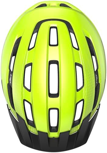 Fluo yellow glossy MIPS touring helmet — photo 4