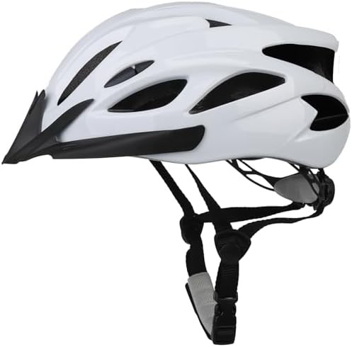 White airflow unisex cycling helmet