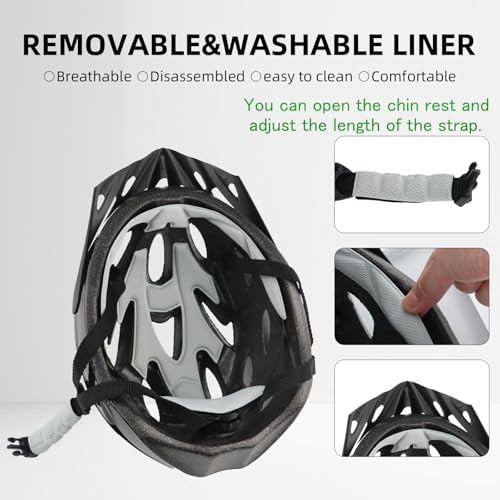 White airflow unisex cycling helmet — photo 3