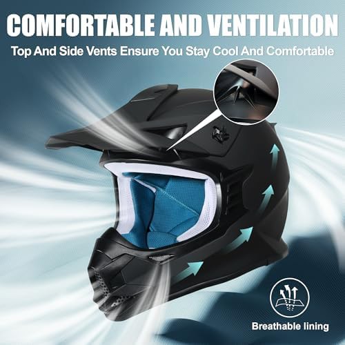 Youth full face motocross helmet — photo 3