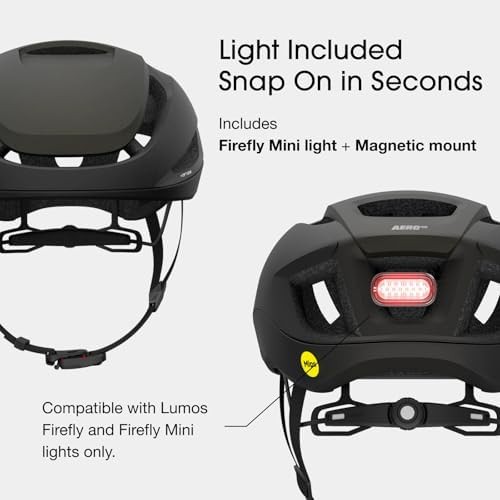 Road Bike Helmet with MIPS and Magnetic Light — photo 3