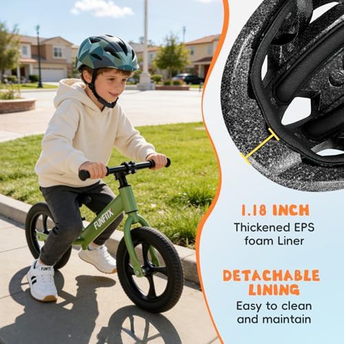 Green Kids and Youth Scooter Helmet — photo 3