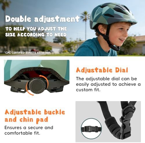 Green Kids and Youth Scooter Helmet — photo 5