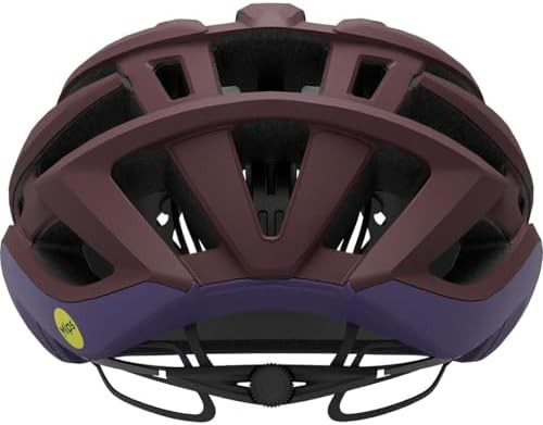 Matte dark maroon medium agilis cycling helmet — photo 4