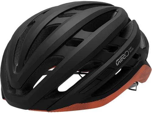 Matte motion orange Agilis medium cycling helmet