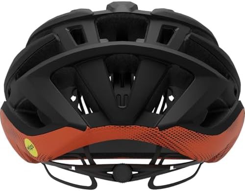 Matte motion orange Agilis medium cycling helmet — photo 4