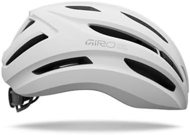 Matte white Isode universal adult bicycle helmet — photo 3