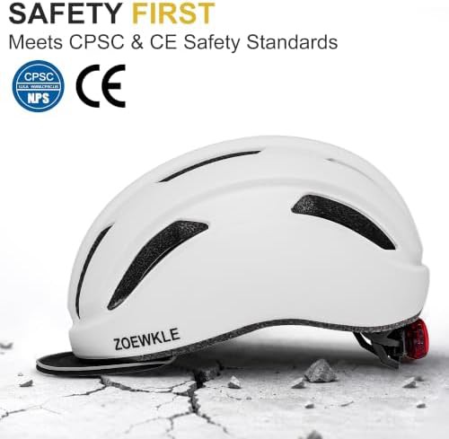 Gray commuter helmet with removable visor — photo 4