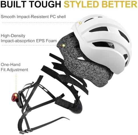 Gray commuter helmet with removable visor — photo 5